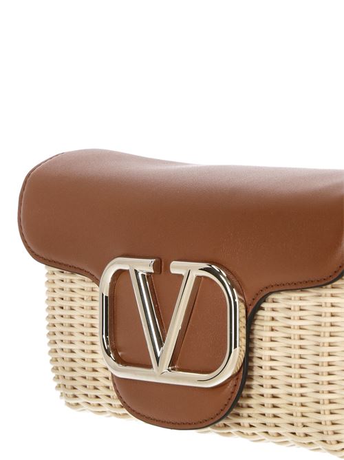 Cream white/chocolate brown bag Valentino Garavani | 4W2B0N00JCF43S